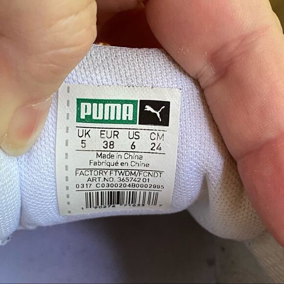 Puma Clyde Pride Shoes Mens sz 6 Rainbow Casual Sneakers LGBTQ 365742-01 - Picture 7 of 13